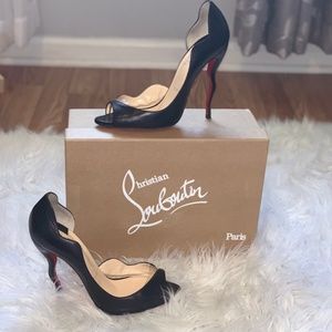 Christian Louboutin Black Deepik120 KID/PVC